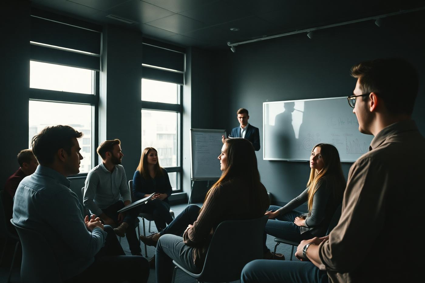 Factory reps in a training session